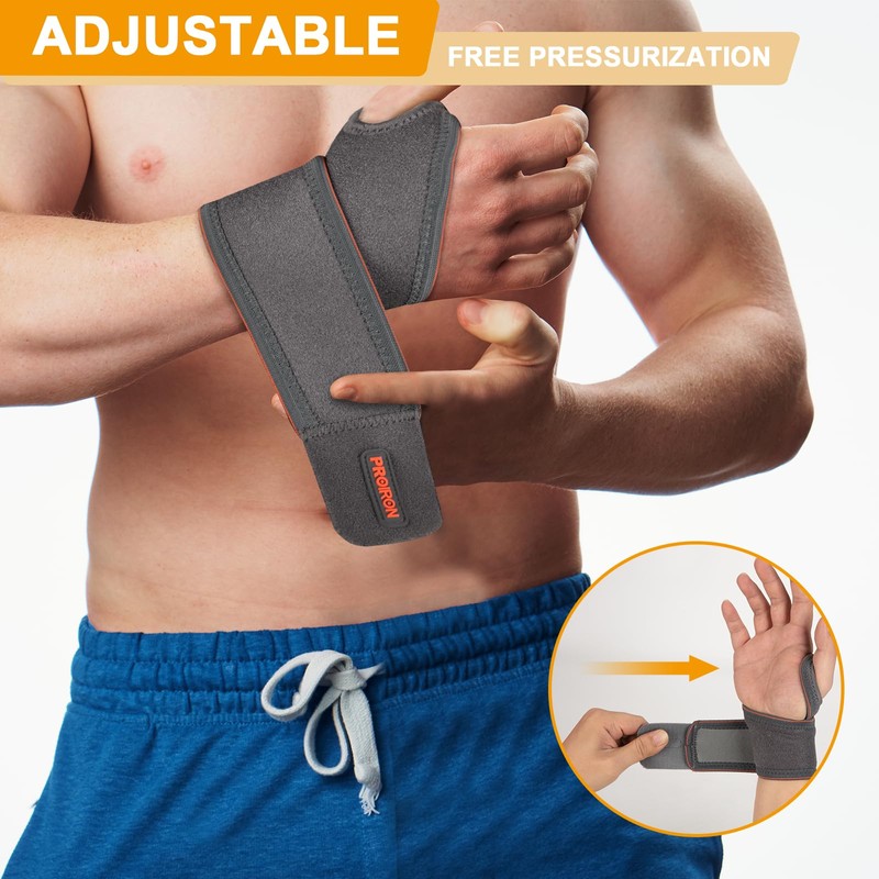 PROIRON Wrist Brace Compression Wrist Brace with Elastic Velcro Straps