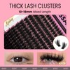 Lash Clusters Kit with Spikes Wispy Lash Clusters False Eyelash