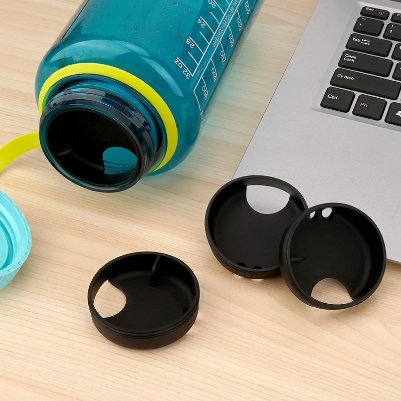 Linkidea 4 Pack Water Bottle Silicone Splashguard Compatible with Nalgene