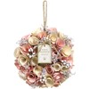 SGWonder Zone 660-019S Wreath, 7.1 inches (18 cm), Pastel Pink,