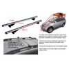 BRIGHTLINES Cross Bars Roof Luggage Bars Roof Racks Compatible with