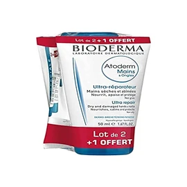 Bioderma Atoderm Hands & Nails Repairing Cream 2 x 50ml + 1 Free