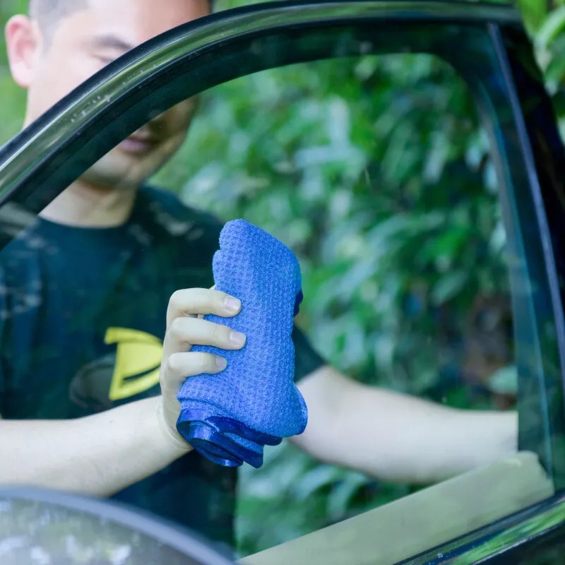 Weave Large Waffle Weave Matter Thirsty Microfiber Drying Towel 16"x24"