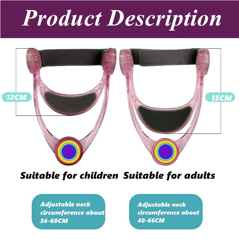 Neck Brace,Adjustable Cervical Collar Support and Back Posture Corrector Traction,Cervical
