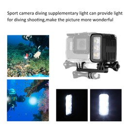 45M High Performance Dimmable Waterproof LED Video Light, Waterproof LED Video Diving Fill Light, Underwater for Camera