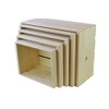 Poole & Sons INC. Wooden Crate Nesting Set 5 Piece