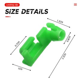 JNNJ Pack of 24 Door Lock Bar Clips, Universal Car Door Lock Bars Retaining Clips Clip Clips, Car Mixed Universal Door Lock Rod Clip Side Locks