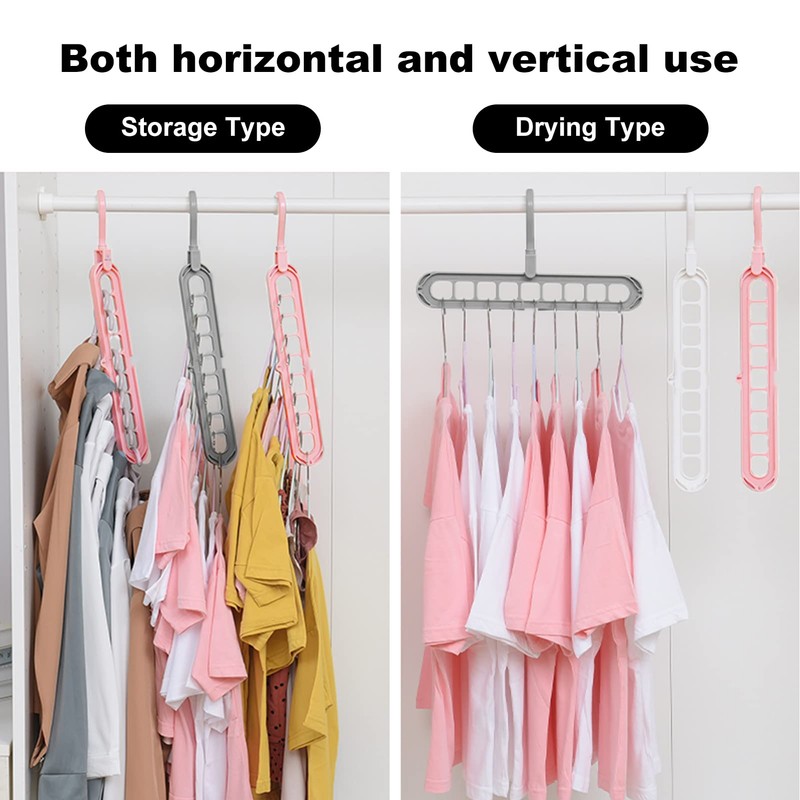 HEYHOUSE Closet Organizers and Storage,College Dorm Room Essentials,Pack of 6