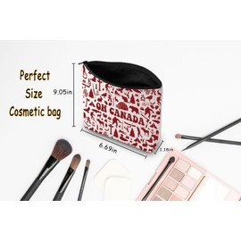 Canada Trip Gift Oh Canada Cosmetic Bag Canada Souvenir Gift for Her (Oh Canada CA Bag)