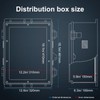 Namunanee Outdoor Electrical Junction Box, ABS Water Resistant Enclosure with