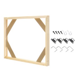 PATIKIL 10x12 inch Canvas Stretcher Bars, DIY Removable Wooden Splicing Canvas Frames Kit for Oil Paintings Poster Picture Photo, Arts Accessory, Paint by Numbers