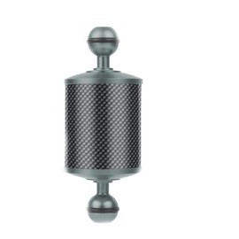 CS PRIORITY Enhanced Dia 60mm Carbon Fiber Float Buoyancy Aquatic Arm 5" 8" Dual Ballhead 1" DSL Camera Tray Underwater Diving Accessories (New 5 inch Grey)
