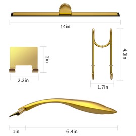 Shower Squeegee Set, 14-Inch Stainless Steel Squeegee, All-Purpose Squeegee for Bathroom, Shower Doors, Mirrors, Tiles, and Car Windows - 100% Streak Free, Includes Shower Door Hook and Adhesive Hook