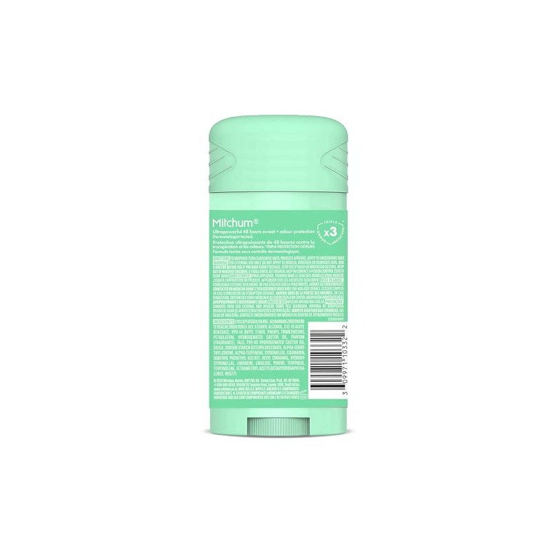 Desodorante Sólido Mitchum Triple Odor Defense Pure Fresh para Dama