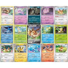 Pokemon Pokemon Eevee Card Bundle - Guaranteed 1 Ultra Rare - 5 Eeveelution Holofoil Cards - No Duplicates