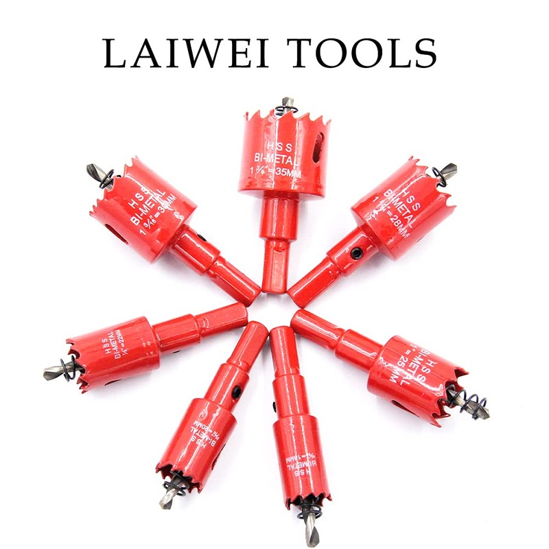 Bimetal Hole Saw Set, LAIWEI Electric Drill Tool, Hole Saw,