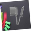 FOMIYES Semi Automatic Hair Dye Comb with Roller Teeth Light