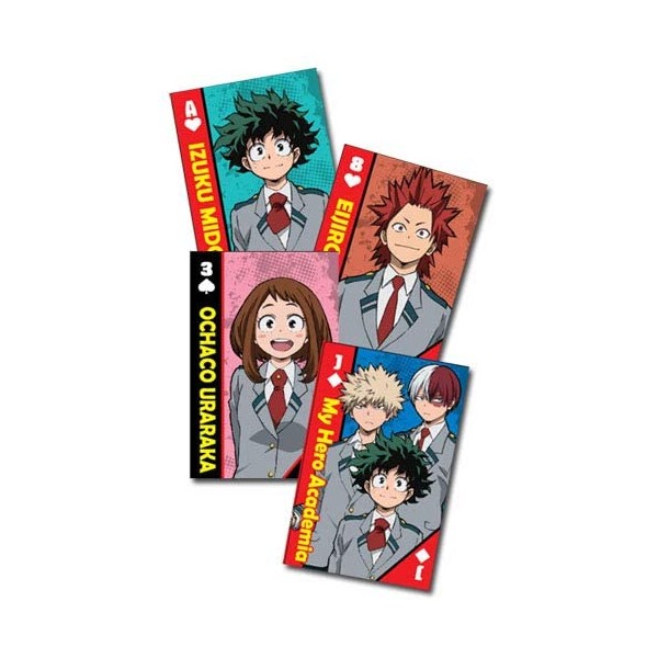 Great Eastern Entertainment My Hero Academia Class-1A Group School Uniforms Playing Cards