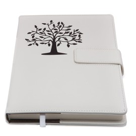 The Tree Of Life Journal | Magnetic Refillable Writing Journal, Faux Leather Journal with Lined Pages, 5 x 8 Inch, 200 Pages | Diary, Notebook, or Personal Journal For Women or Men