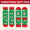 HAPPYPOP Christmas Gifts for Kids - Cow Print Christmas Stockings