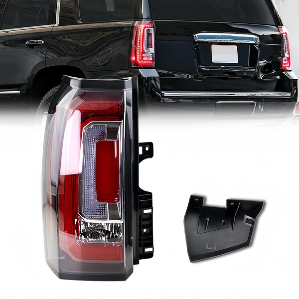 KOONDHEEND Left Driver Side LED Tail Light Assembly for 2015