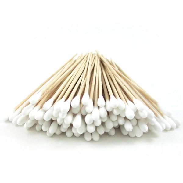 Not Available Cotton Swab Applicator 200 Pcs Q-tip Swabs 6"