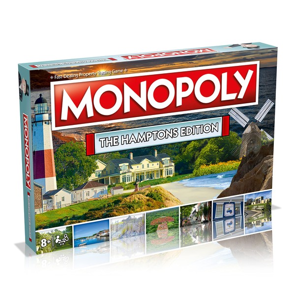 The Hamptons Monopoly, Family Board Game for 2-6 Players Ages 8 and Up