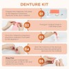DIY Denture Kit for Upper & Lower Teeth, Temporary Self-Fit