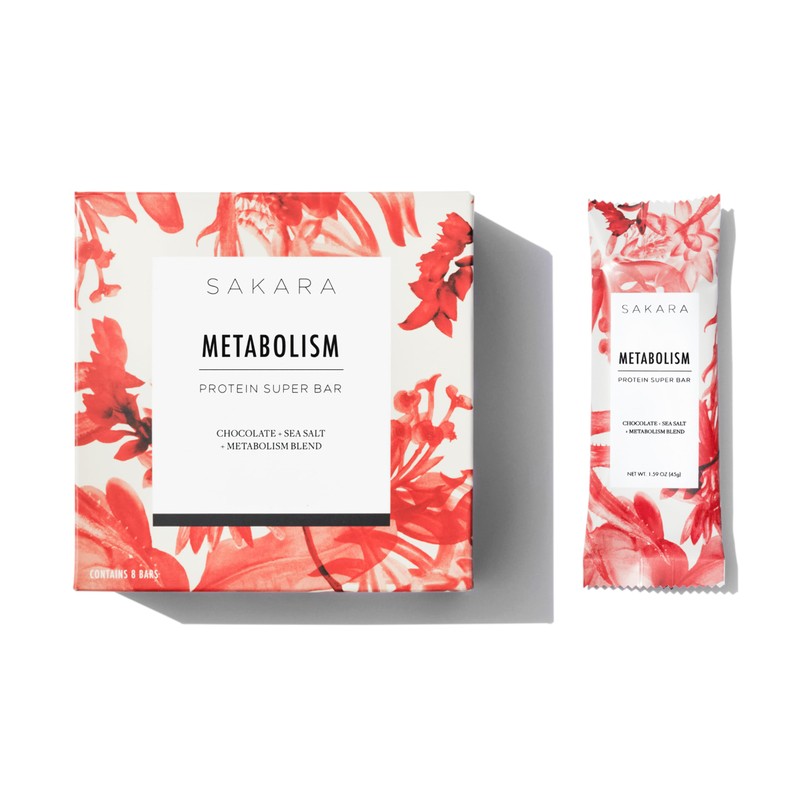SAKARA Metabolism Super Bar – Healthy, Nutritious Vegan Protein Bars,