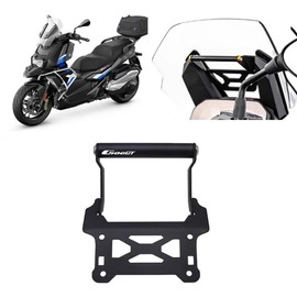 FOR C400GT 2025 C 400 GT 400GT C400 Motorcycle GPS Smartphone Navigation Mount Bracket Adapter Holder Smartphone Holder Handle Mount Stay 22mm 12mm (C400GT-22mm)