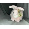 Aurora Powderpuff Bunny Pink Rabbit 8" New
