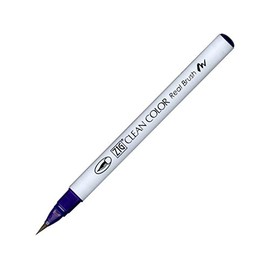 Zig Clean Color Real Brush Marker, Deep Violet