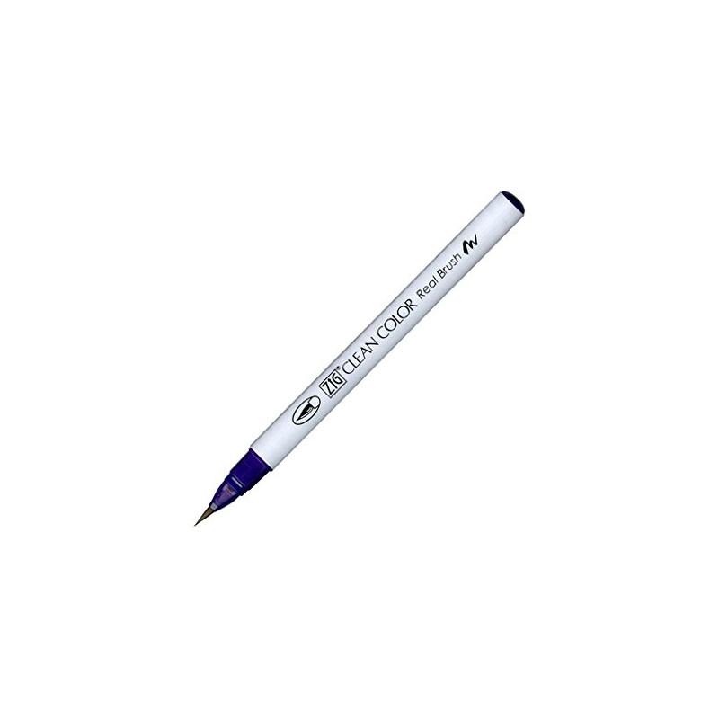 Zig Clean Color Real Brush Marker, Deep Violet
