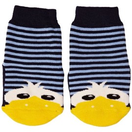 Country Kids Baby Slipper Sock Danny, Blue (Blue), 3-6 (Size:3-12 Months)