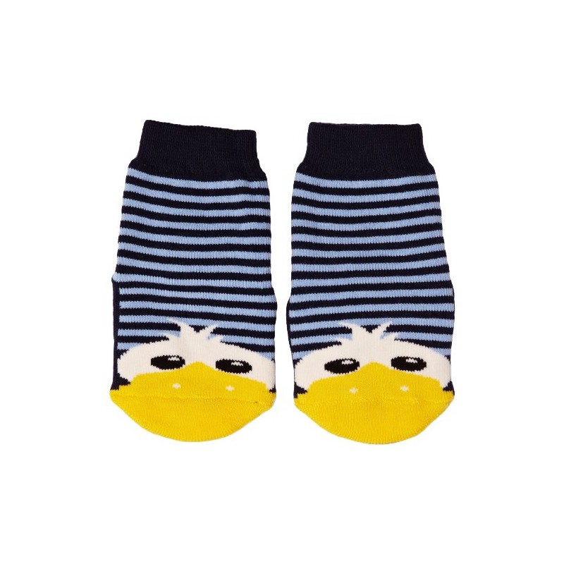 Country Kids Baby Slipper Sock Danny, Blue (Blue), 3-6 (Size:3-12