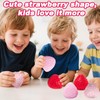 Handmade Squishy Strawberry Squeeze Stress Relief Toy,Cute Strawberry Squeeze Toy,Novelty