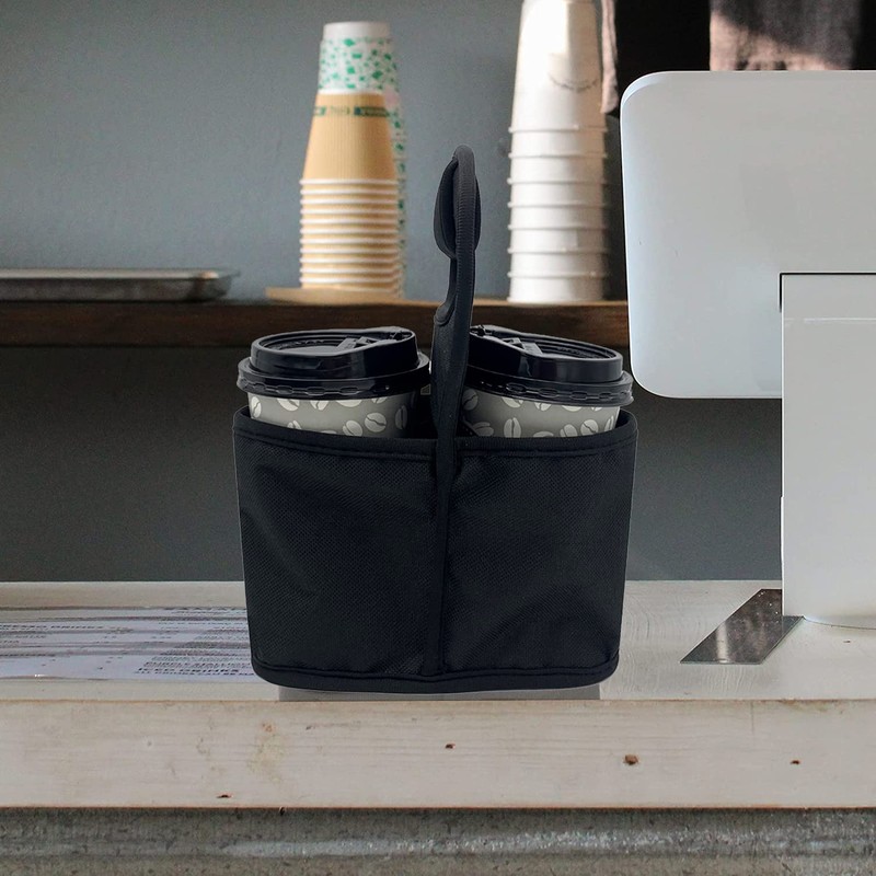 KOSTOO Portable Drink Carrier and Reusable Coffee Cup Holder for