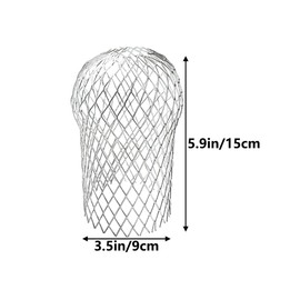 HAOBIN Gutter Protection Aluminium Gutter Filter with Rolled Nylon Strap Prevents Clogging, Dirt and Leaves Protection for Roof Pipes