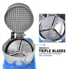 Electric Shaved Ice Machine,with Ice Pick and Scoop,3 Blades of