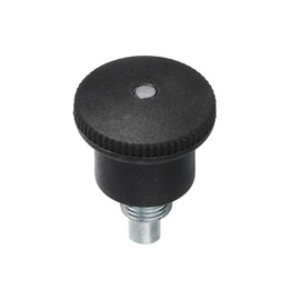 sourcing map Pull Pin Spring Knob Replacement Parts, M10 Adjustment Fitness Pull Pin Knob for Home Fitness Exercise Bike, Black 1Pcs