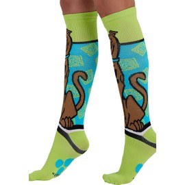 Cherokee Printsupport - Calcetines de apoyo para mujer, 8-12 mmHg, talla nica, para hacer pistas, talla nica