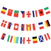 ZALAON EURO 2024 Football Championship Bunting Banner, 24 National Garland