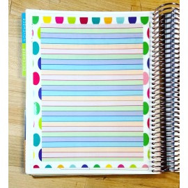 Handmade Bills to Pay Dashboard Insert for use with an Erin Condren Life Planner-