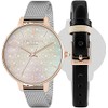 Ted Baker Ladies Womens Interchangeable Strap Rose Gold Wrist Watch