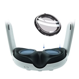PSI 1 Prescription Lens for Oculus Meta Quest 3 Glasses, Inserts Compatible for VR Accessories, Anti Blue Light Myopia SPH:-4.50R