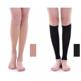 Skin 간호사 붓기예방 종아리 압박 스타킹 살색x2개 배드민턴 압박보호대 [스킨] Nurse Anti-Swelling Calf Compression Stockings Skin Color x2 Badminton Compression Supporters [Skin]