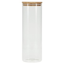 Kate's Kitchen 2L Glass Canister with Bamboo Lid – Airtight Food Storage Container for Kitchen Organisation & Freshness