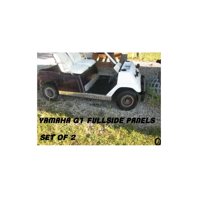 Fits Yamahaa G1 Diamond Plate Side Rocker Panels Covers