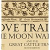 1881 Lonesome Dove/Comanche Moon Wars & Great Cattle Trails Map