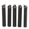 5Pcs 1/4in Indexable Turning Tool Set Cemented Carbide Machining Lathes